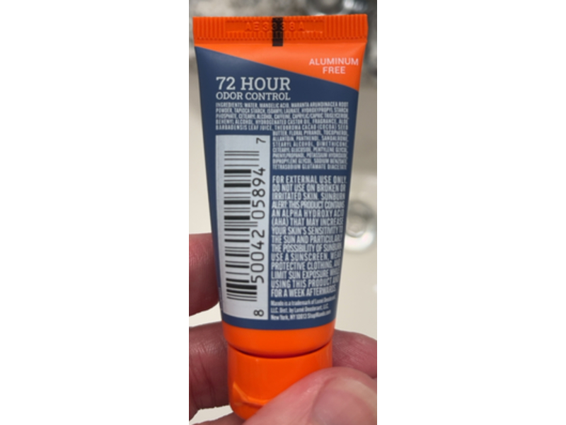 Mando Whole Body Deodorant, Pro Sport, 0.5 oz/14 g