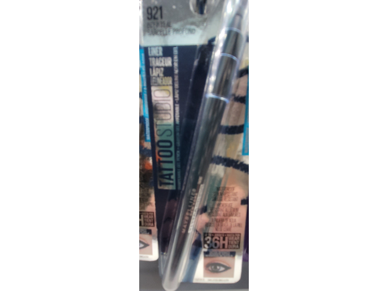 Maybelline New York Tattoostudio Liner, Waterproof, 921 Deep Teal, 0.04 oz