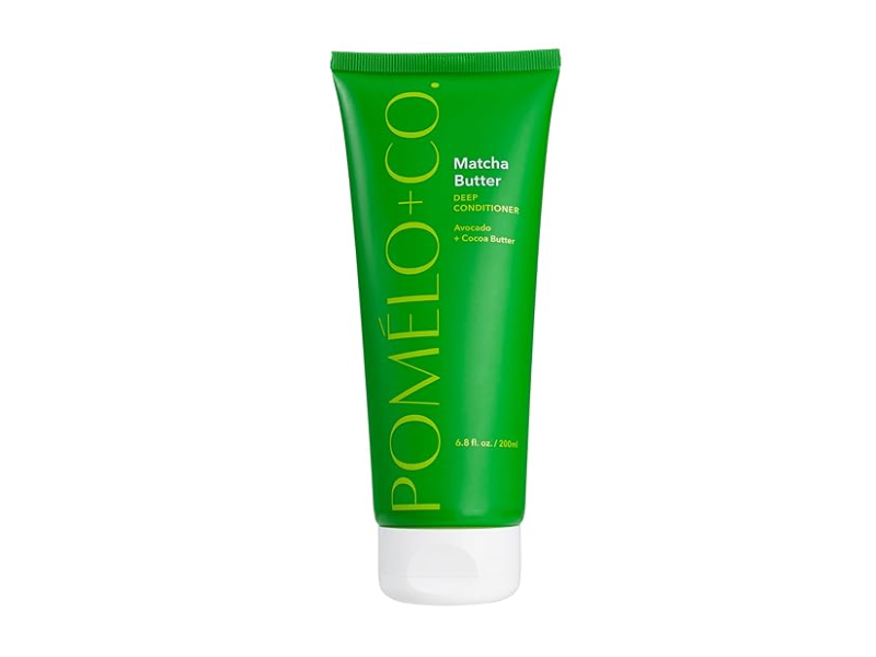 Pomélo + Co Matcha Butter Deep Conditioner, Avocado + Cocoa Butter, 6.8 fl oz/200 mL