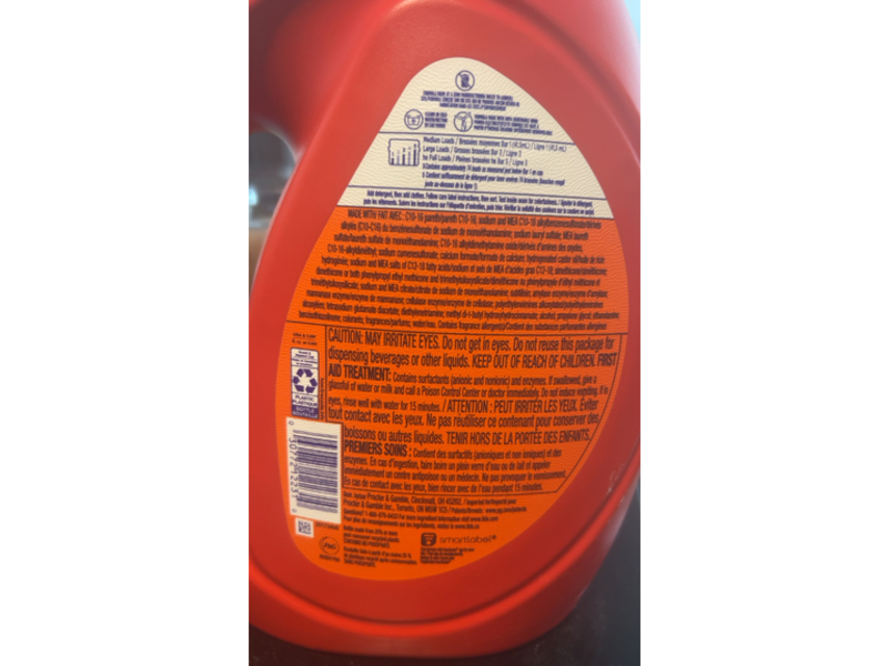 Tide Hygienic Clean Heavy 10x Duty Liquid Laundry Detergent, Original, 74 Loads, 105 fl oz/3.1 L