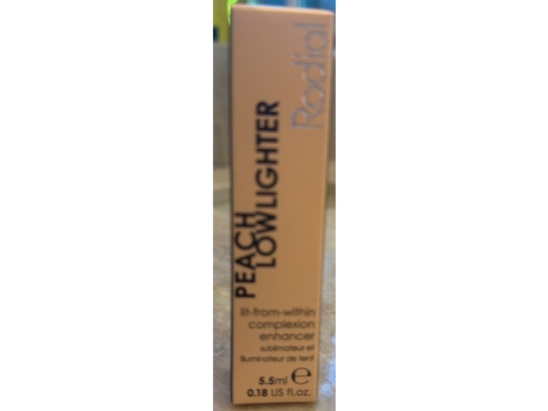 Rodial Low Lighter Lit-from-within Complexion Enhancer, Peach, 0.18 fl oz/5.5 mL