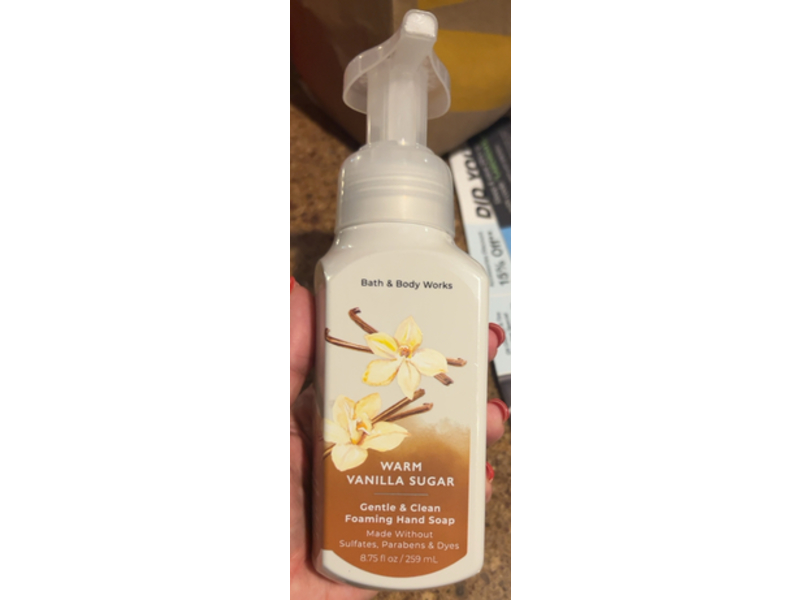 Bath & Body Works Gentle & Clean Foaming Hand Soap, Warm Vanilla Sugar, 8.75 fl oz/259 mL, 2 Count