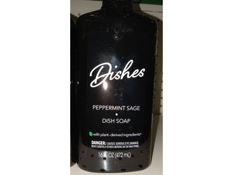 Dishes Papermint Sage Dish Soap, 16 fl oz/472 mL