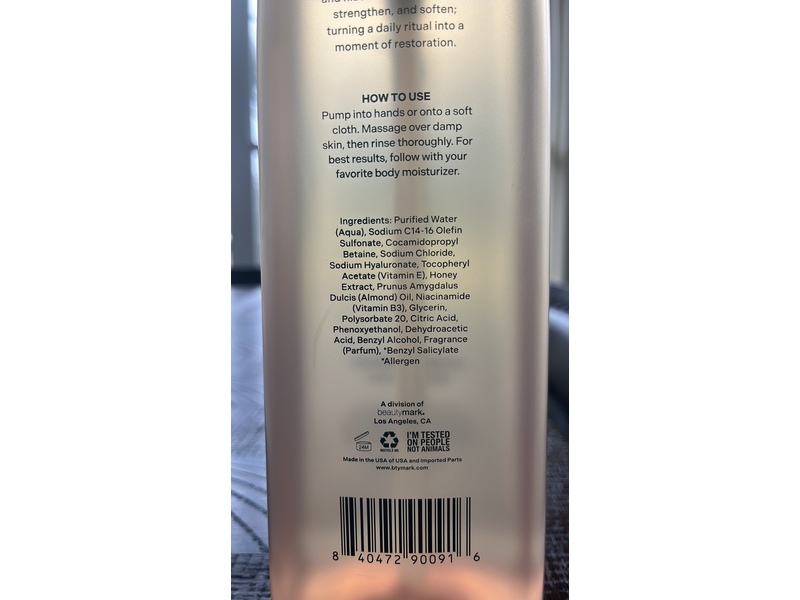 Lacuna Hydra Barrier Body Wash, 33.8 fl oz/1 L