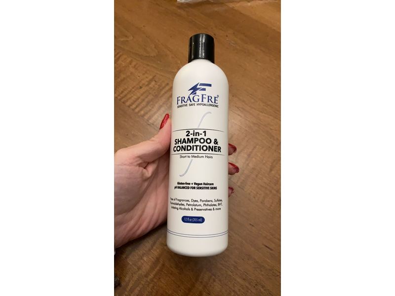 FRAGFRE 2 in 1 Shampoo and Conditioner, 12 oz/355 ml