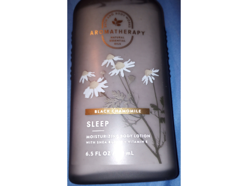 Bath & Body Works Aromatherapy Sleep Moisturizing Body Lotion, Black Chamomile, 6.5 fl oz/192 mL