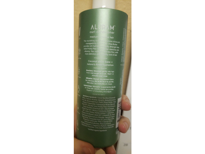 Aluram Curl Conditioner,Clean Beauty Collection, 12 fl oz/355 mL