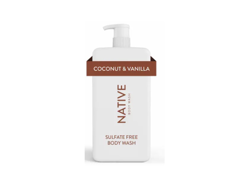Native Nourishing Body Wash, Coconut & Vanilla, 34 fl oz/1 L