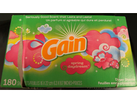 Gain Dryer Sheets Fabric Softener Sheets, Spring Daydream, 180 Count - Image 3