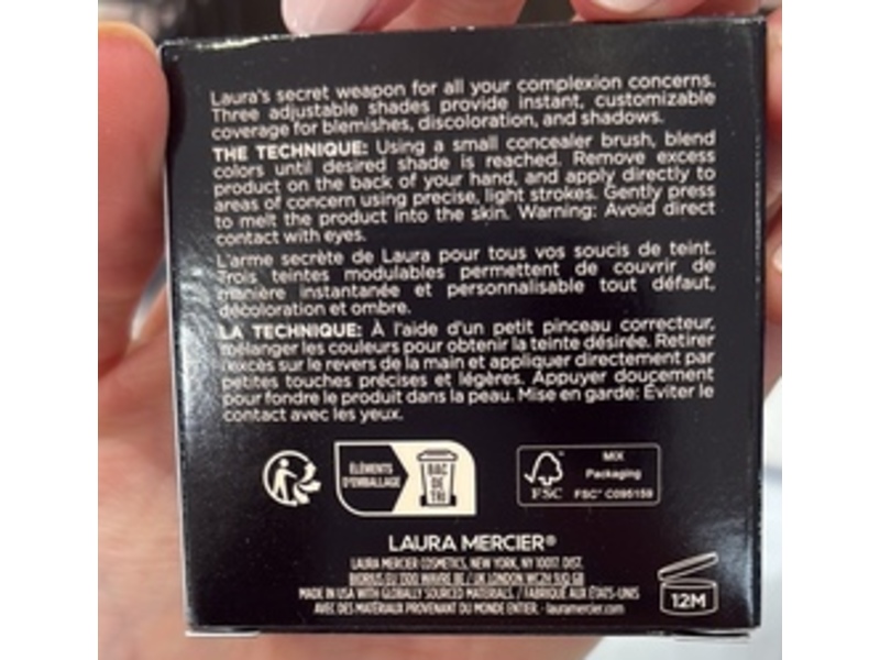 Laura Mercier Secret Camouflage Complexion Perfector, 00 Very Fair,0.11 oz/3.2 g