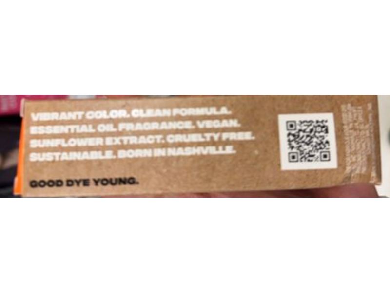 Good Dye Young Streaks & Strands Semi Permanent Hair Dye, Biz Neon Orange, 2 fl oz/59 mL