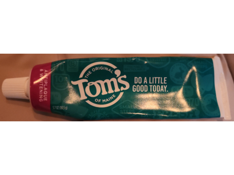Tom's Of Maine Do A Little Good Today, Antiplaque & Whitening, 5.7 oz/161.5 g