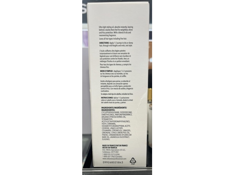 Professional Sebastian Dark Oil Lite, 3.2 fl oz/95 mL