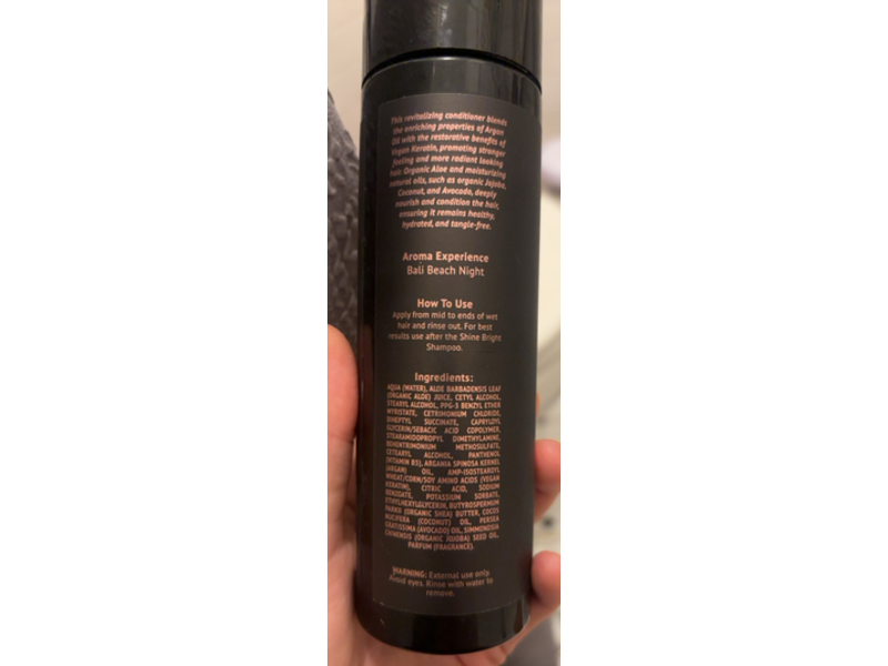 The Beachwaver Co. Shine Bright Conditioner, Keratin + Argan, 8 fl oz/240 mL