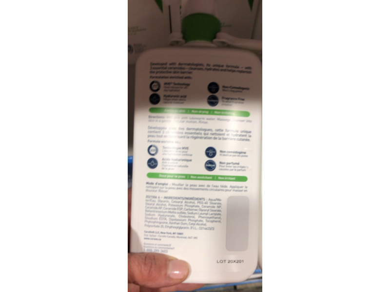 CeraVe Hydrating Cleanser, Normal to Dry Skin, 562 mL