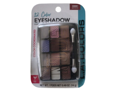 L.A. Colors Nude Eyeshadow, Glamorous, 0.42 oz/12 g