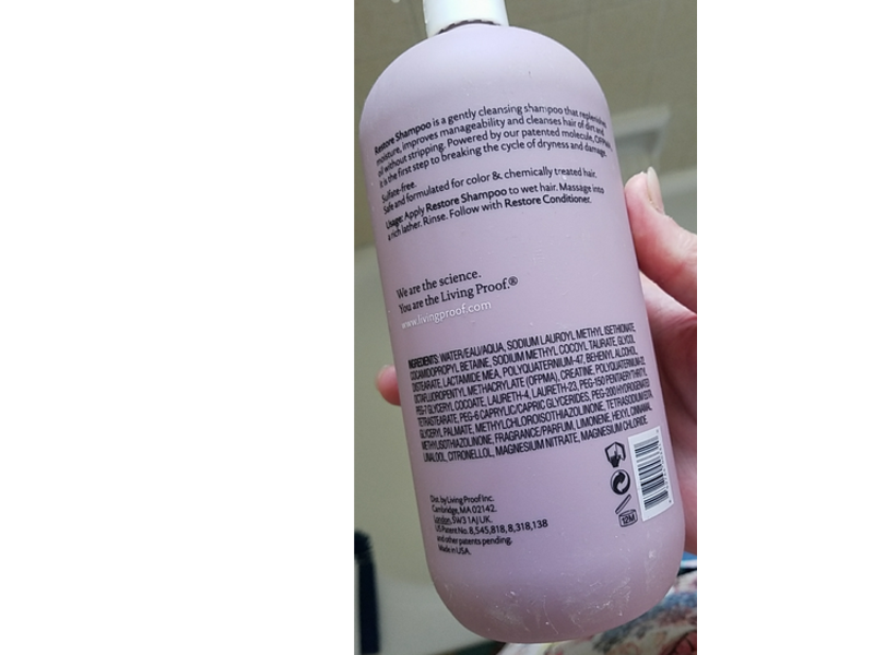 Living Proof Restore Shampoo, Sulfate-Free, 24 oz/710 ml