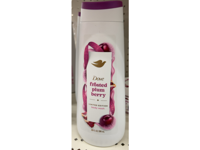 Dove Limited Edition Body Wash, Frosted Plum Berry, 20 fl oz/591 mL