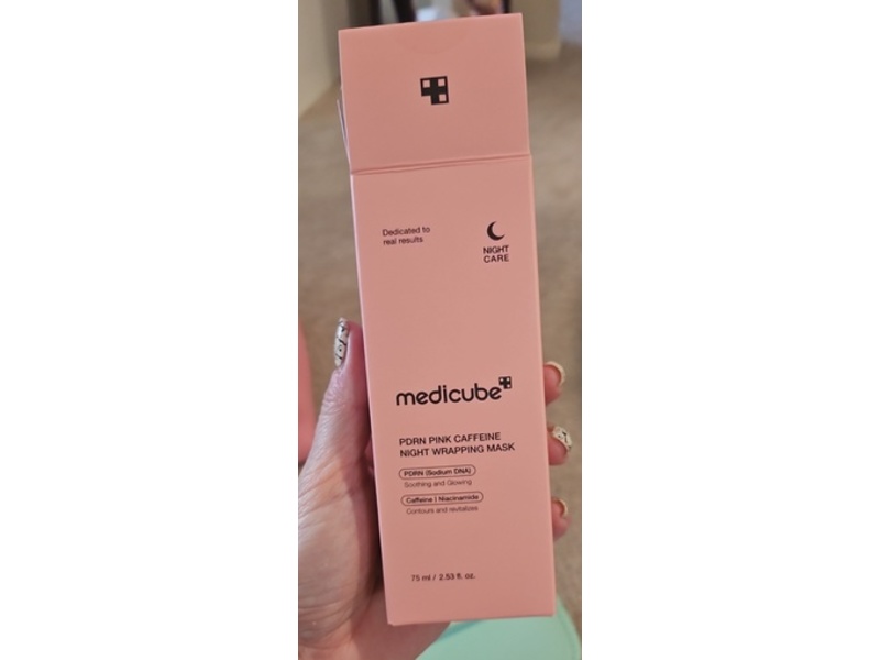 Medicube PDRN Night Wrapping Mask, Pink Caffeine, 2.53 fl oz/75 mL