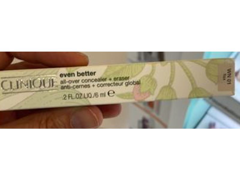 Clinique Even Better All-Over Concealer + Eraser, WN 01 Flax, 2fl oz/6 mL
