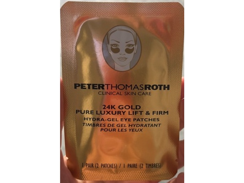 Peter Thomas Roth 24K Gold Pure Luxury Lift & Firm Hydra-Gel Eye Patches, 1 Pair