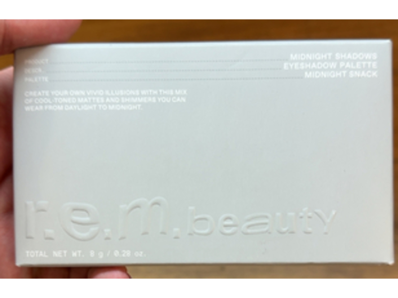 R. E. M. Beauty Midnight Shadows Eyeshadow Palette, Midnight Snack, 0.28 oz/8 g