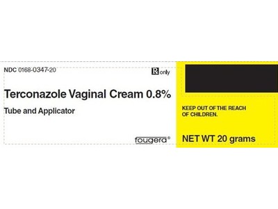 Terconazole Vaginal Cream 0.8%, 20 g, Fougera (Rx)