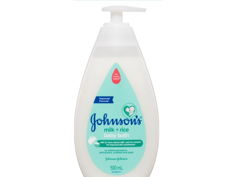 Johnson's Baby Bath, Milk+Rice, 500 mL