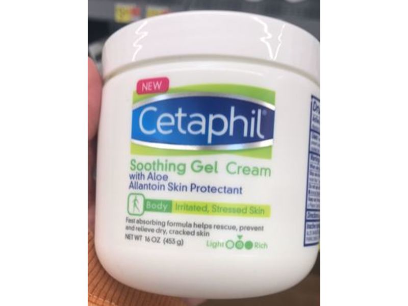 Cetaphil Soothing Gel Cream with Aloe, 16 oz/453 g