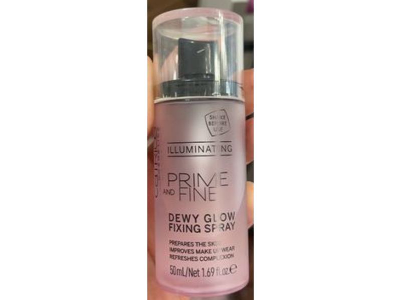 Catrice Cosmetics Illuminating Dewy Glow Fixing Spray, Prime And Fine, 1.69 fl oz/50 mL