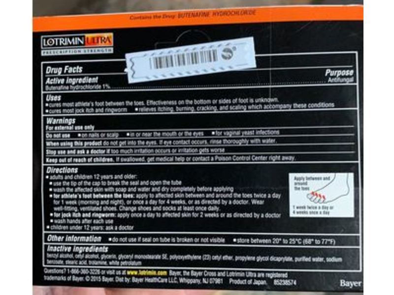 Lotrimin Ultra Athlete's Foot Treatment, 1.1 oz/30 g