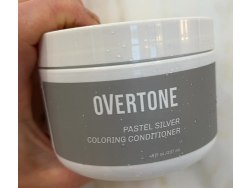 Overtone Coloring Conditioner, Pastel Silver, 8 fl oz/237 mL