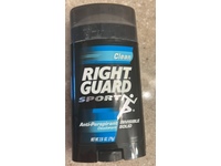 Right Guard Sport Anti-Perspirant Deodorant, Invisible Solid, Clean, 2.8 oz/79 g - thumbnail 2