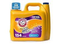 Arm & Hammer Plus OxiClean Odor Blasters Liquid Laundry Detergent, Fresh Burst, 154 Loads, 200.2 oz/5.92 L - thumbnail 1