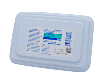 Cyclosporine Ophthalmic Emulsion 0.05%, 0.4 mL, 60 Count, Apotex (Rx)