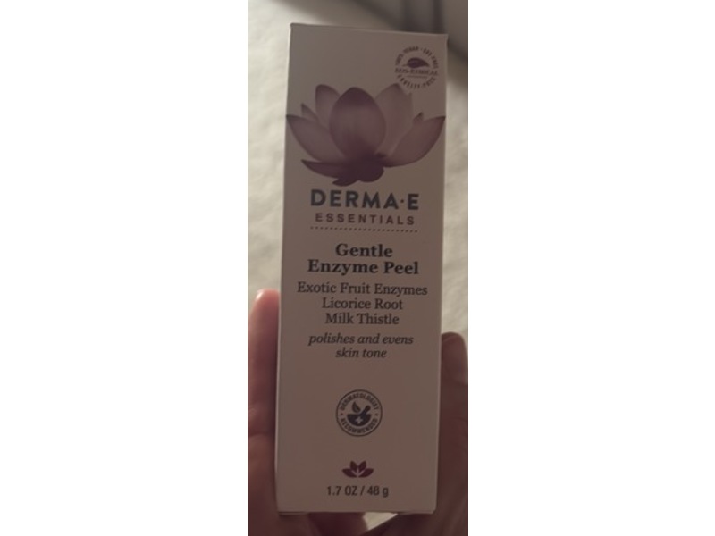 Derma E Essentials Gentle Enzyme Peel, Exotic Fruit Enzymes + Licorice Root + Milk Thistle, 1.7 oz/48 g
