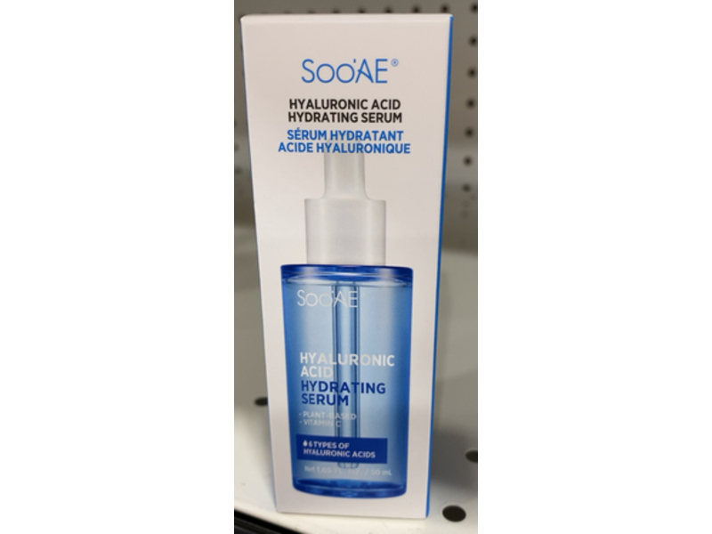 Sooae Hyaluronic Acid Hydrating Serum, Vitamin C, 1.69 fl oz/50 mL