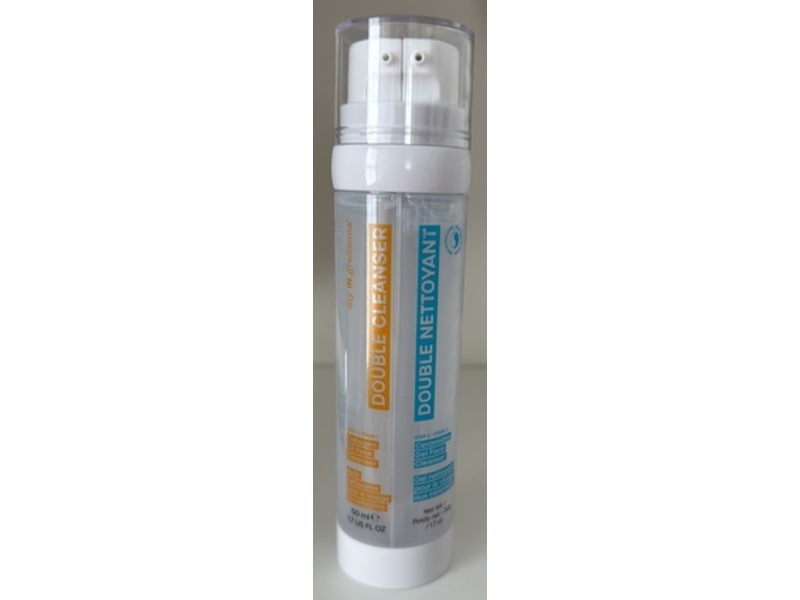 My In.Gredients Dual Pump Double Cleanser Collagen Oil Face Cleanser & Ceramides Gel Face Cleanser, 1.7 oz/50 g