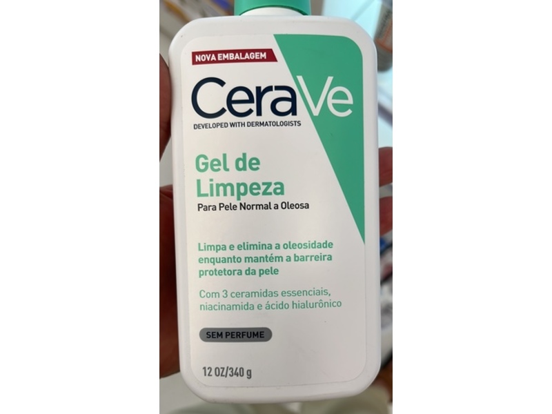 CeraVe Facial Cleansing Gel, 12 oz/340 g