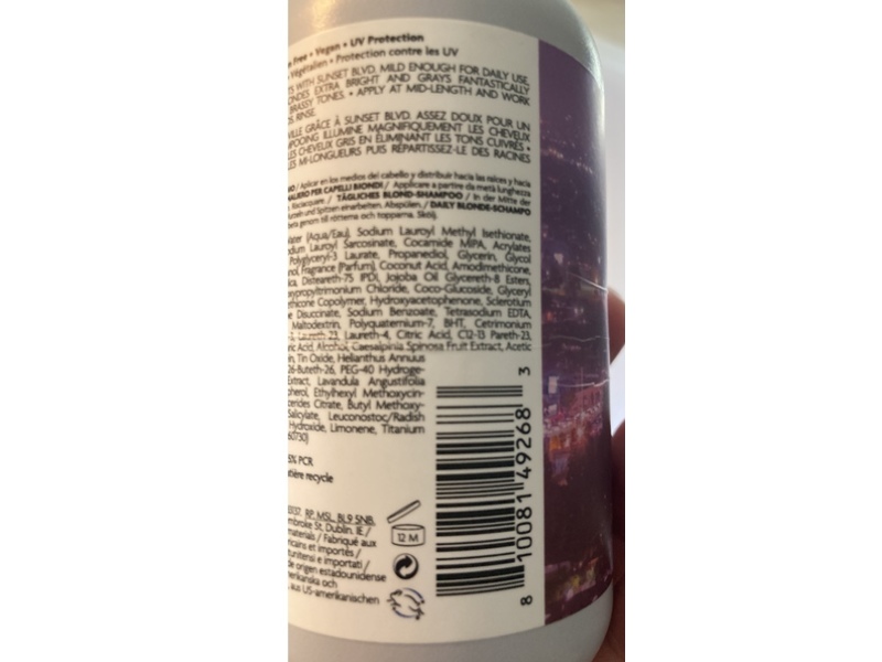 R+Co Sunset Blvd Daily Blonde Shampoo, 8.5 fl oz/251 mL