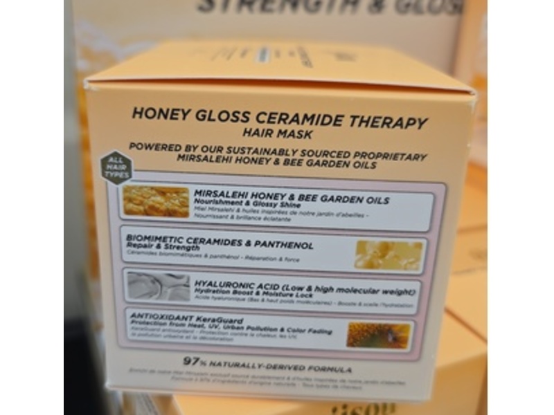 Gisou Honey Gloss Ceramide Therapy Hair Mask, 2.5 oz/75 mL