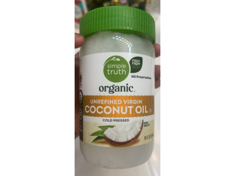 Simple Truth Organic Unrefined Virgin Coconut Oil, 14 fl oz/414 mL