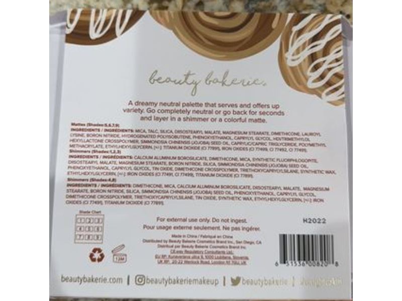 Beauty Bakerie Eyeshadow Palette, The Chosen Bun, 0.05 oz/1.5 g