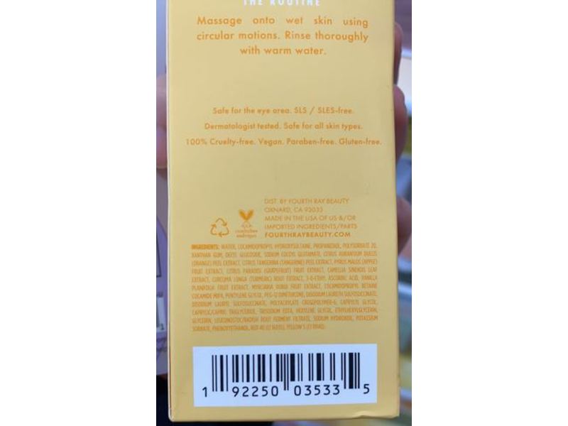 Fourth Ray Beauty Rays & Shine Jelly Cleanser, 5.8 oz/165 g