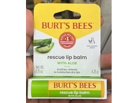 Burt's Bees Rescue Lip Balm, Aloe, 0.15 oz/4.25 g - thumbnail 2