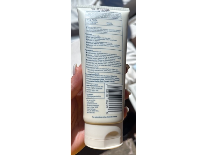 Sky & Sol Body Sunscreen, SPF 50, 7.05 oz/200 g