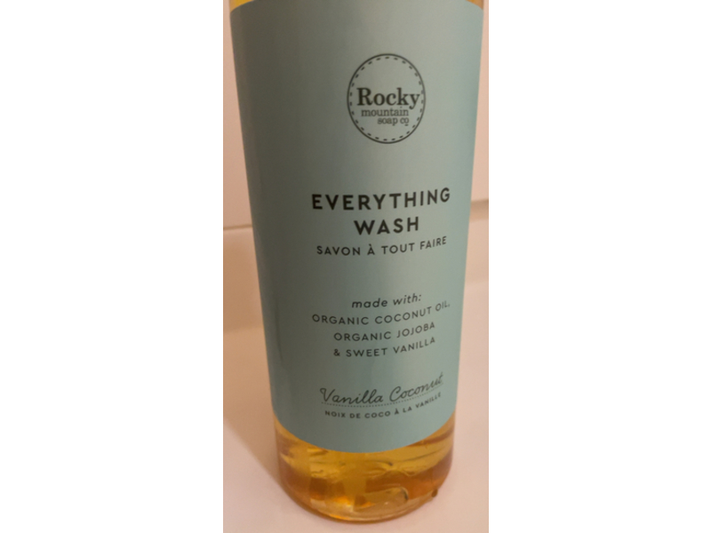 Rocky Mountain Soap Co Everything Wash, Vanilla Coconut, 1 L
