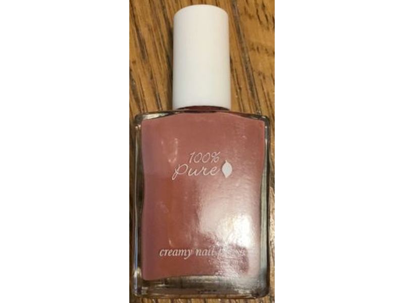 100% Pure Creamy Nail Polish, Velveteen, 0.5 fl oz/14.7 mL