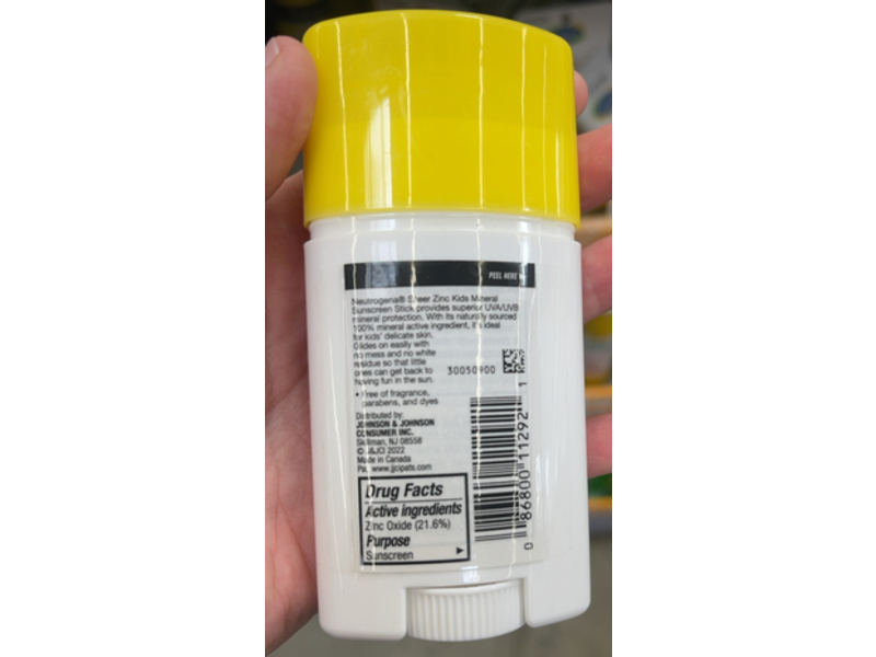 Neutrogena Kids Mineral Sunscreen Stick, SPF 50+, 1.5 oz/42 g