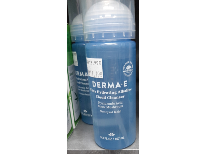 Derma E Ultra Hydrating Alkaline Cloud Cleanser, 5.3 fl oz/157 mL